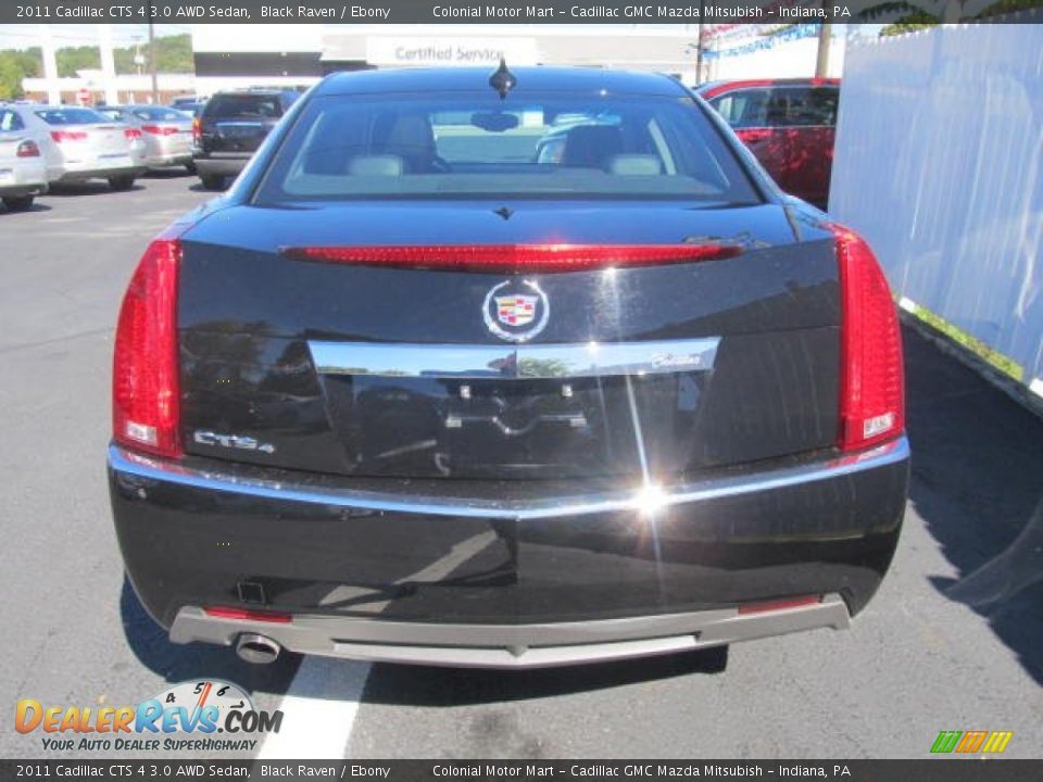 2011 Cadillac CTS 4 3.0 AWD Sedan Black Raven / Ebony Photo #5