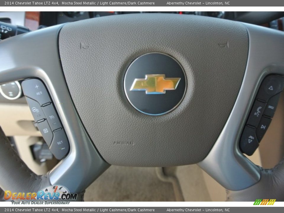 2014 Chevrolet Tahoe LTZ 4x4 Mocha Steel Metallic / Light Cashmere/Dark Cashmere Photo #12