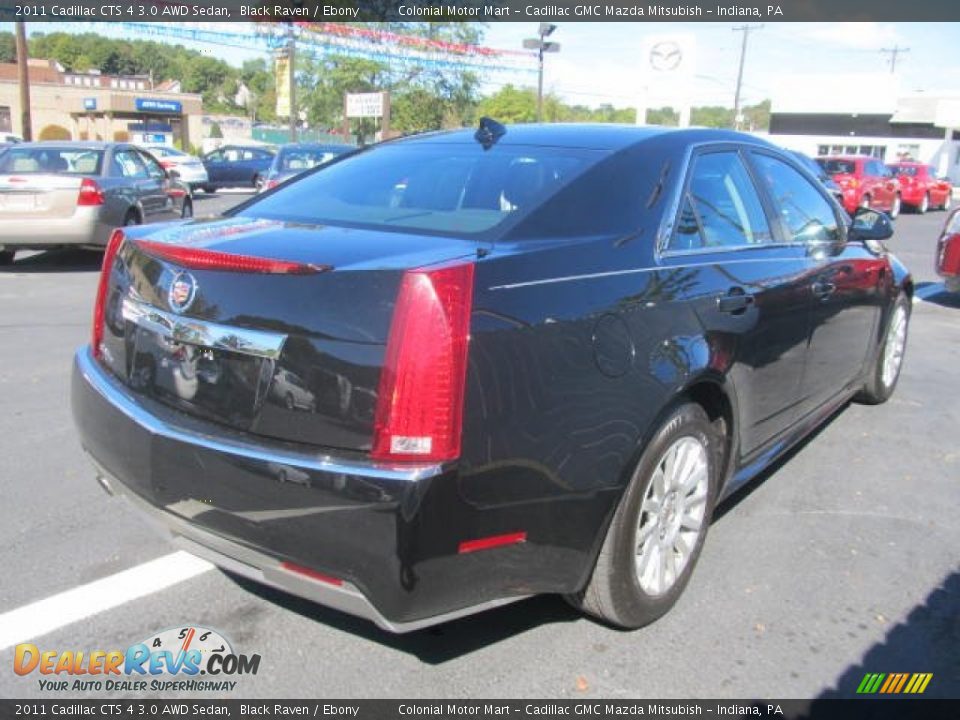 2011 Cadillac CTS 4 3.0 AWD Sedan Black Raven / Ebony Photo #6