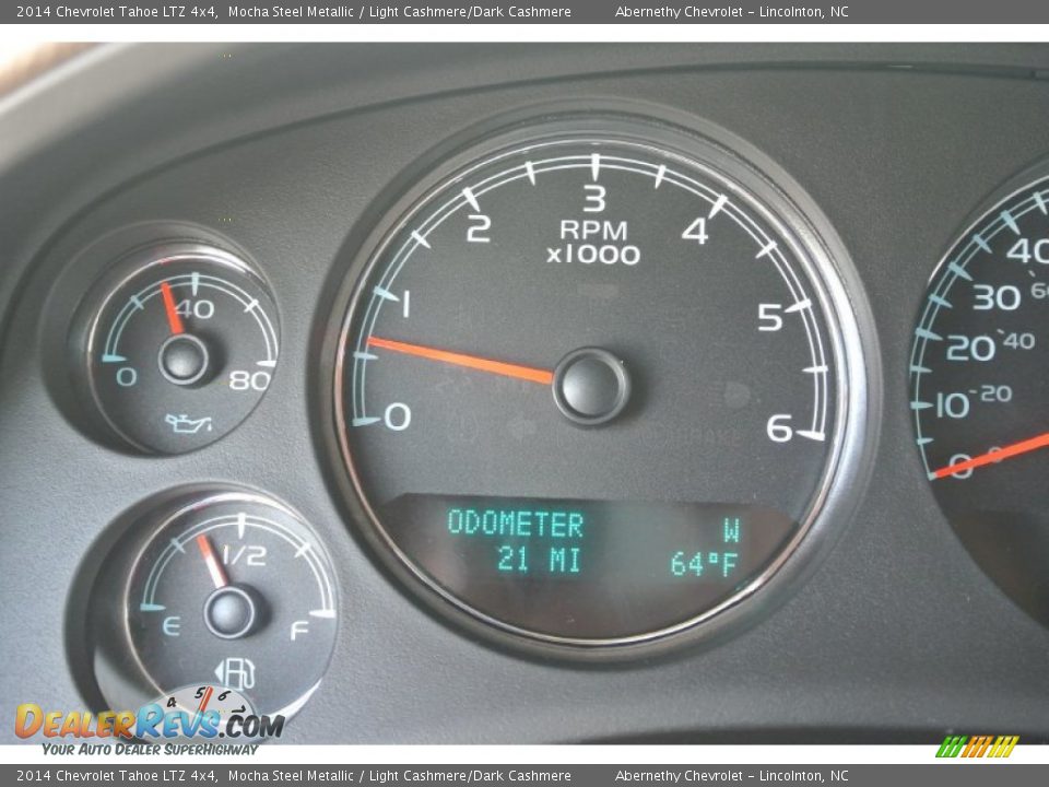 2014 Chevrolet Tahoe LTZ 4x4 Mocha Steel Metallic / Light Cashmere/Dark Cashmere Photo #13