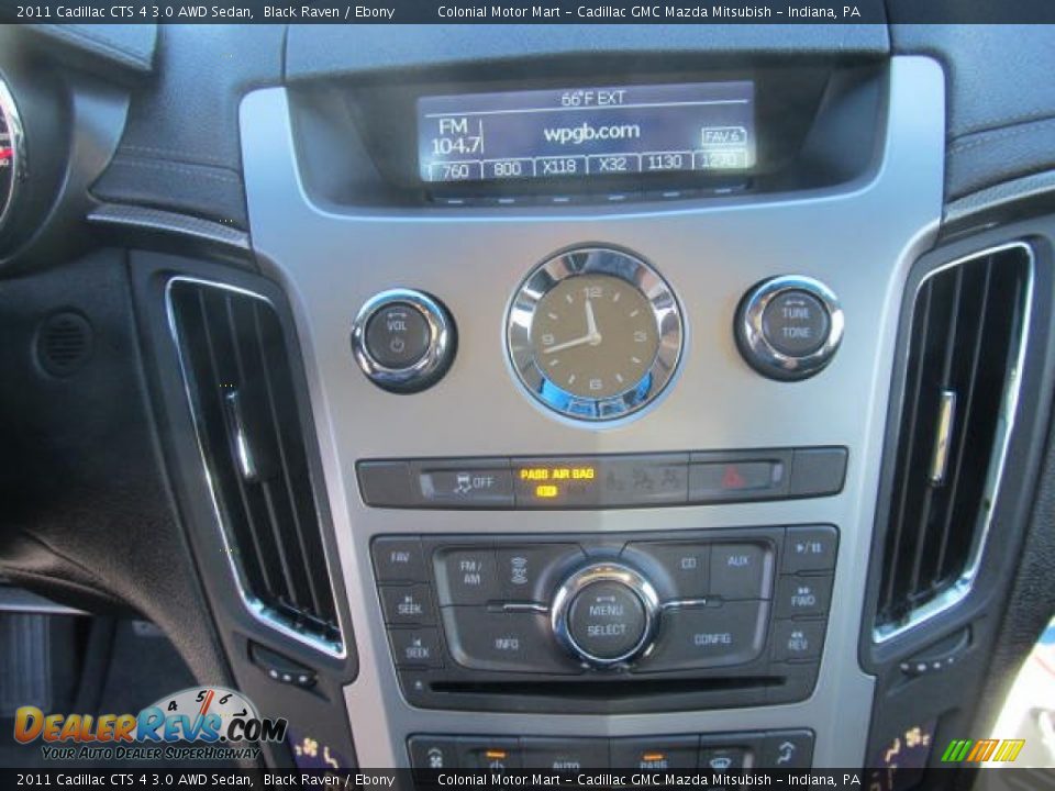 2011 Cadillac CTS 4 3.0 AWD Sedan Black Raven / Ebony Photo #16