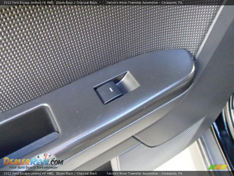 2012 Ford Escape Limited V6 4WD Ebony Black / Charcoal Black Photo #16