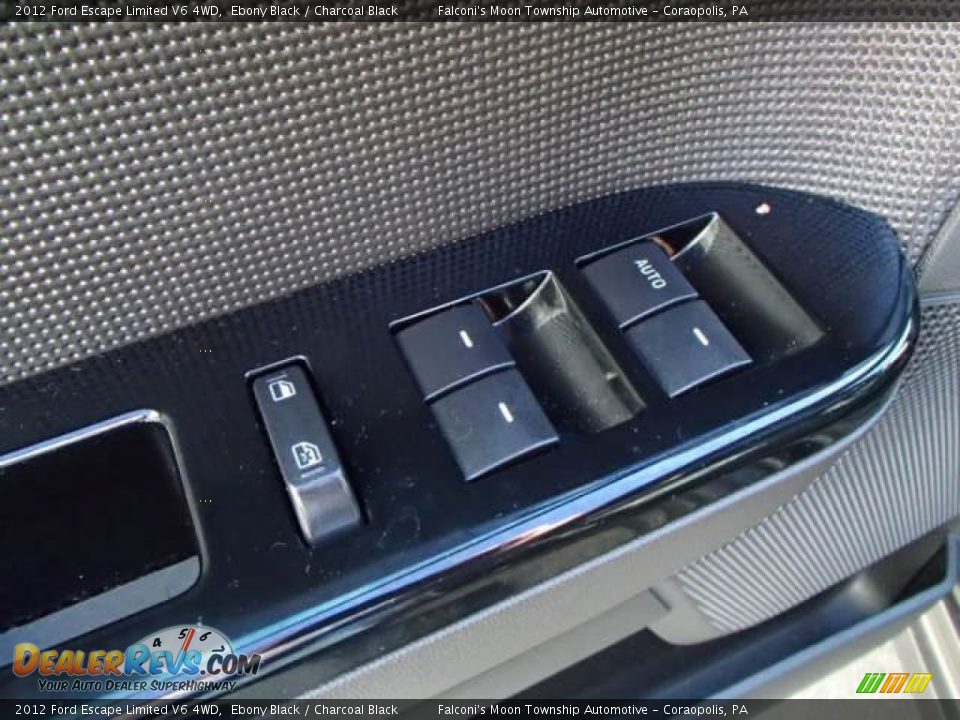 2012 Ford Escape Limited V6 4WD Ebony Black / Charcoal Black Photo #17