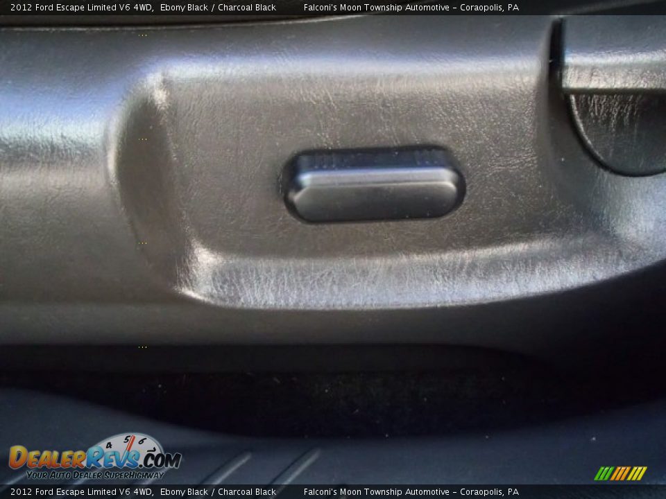 2012 Ford Escape Limited V6 4WD Ebony Black / Charcoal Black Photo #18