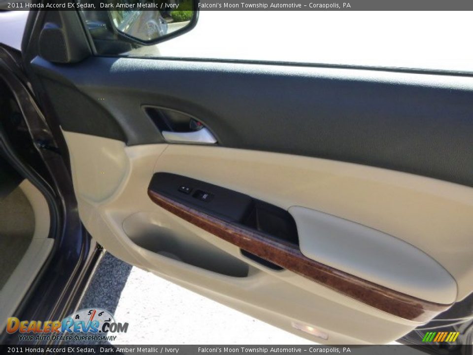 2011 Honda Accord EX Sedan Dark Amber Metallic / Ivory Photo #12