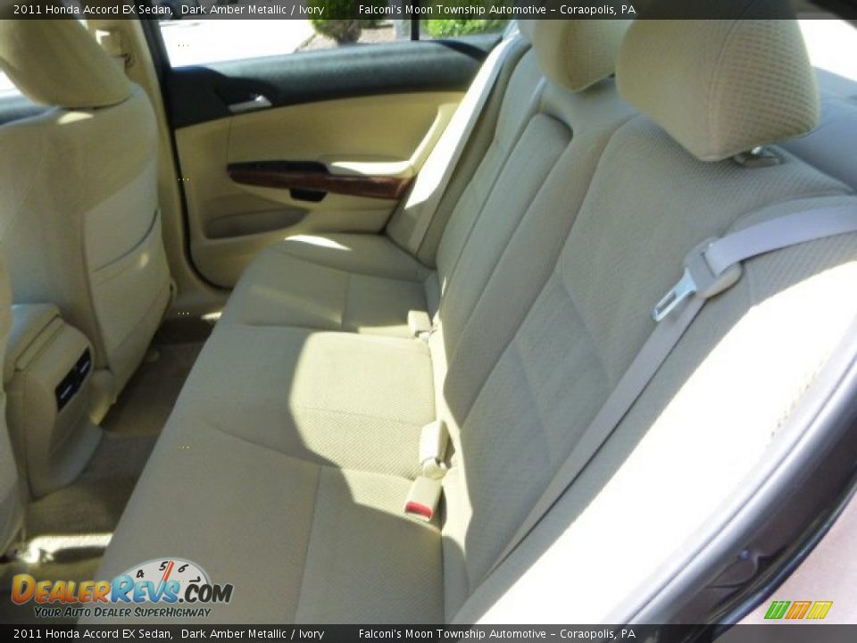 2011 Honda Accord EX Sedan Dark Amber Metallic / Ivory Photo #15