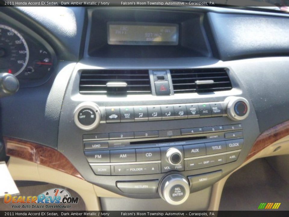 2011 Honda Accord EX Sedan Dark Amber Metallic / Ivory Photo #20