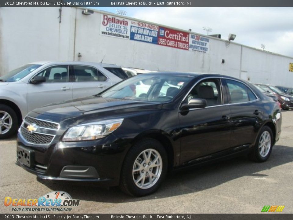 2013 Chevrolet Malibu LS Black / Jet Black/Titanium Photo #1