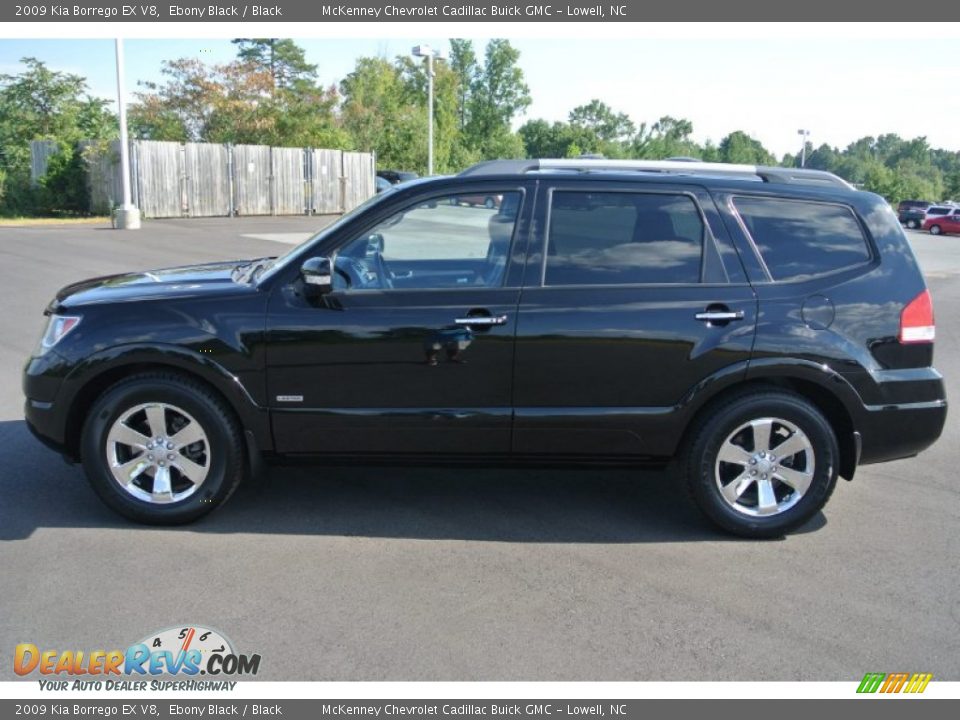 Ebony Black 2009 Kia Borrego EX V8 Photo #3