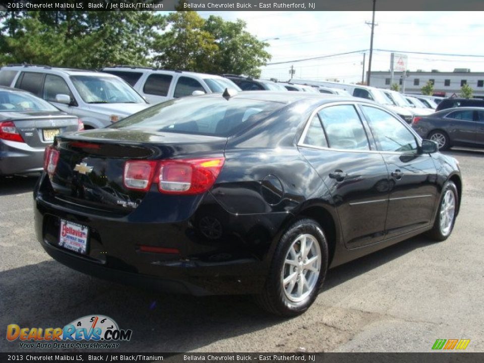 2013 Chevrolet Malibu LS Black / Jet Black/Titanium Photo #4
