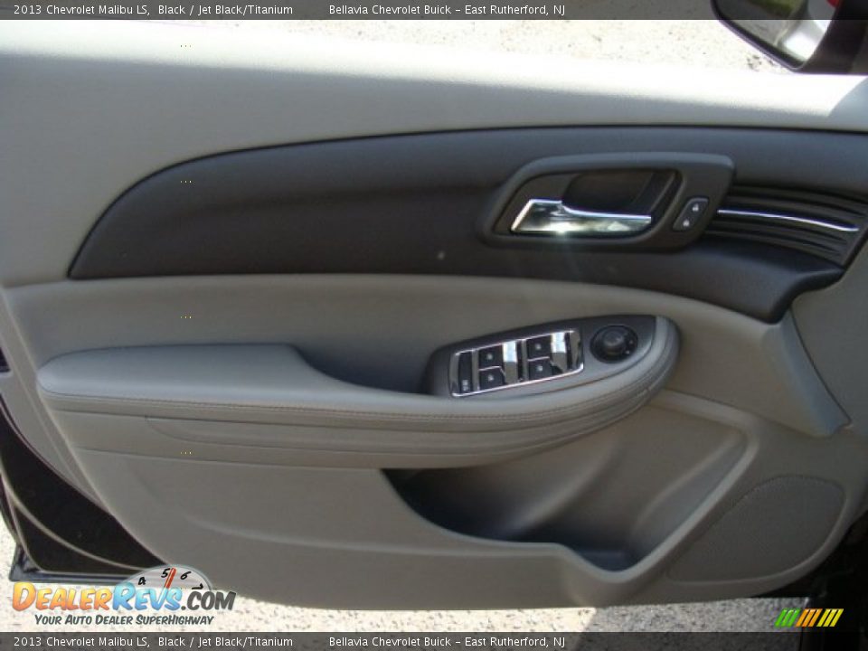 2013 Chevrolet Malibu LS Black / Jet Black/Titanium Photo #6