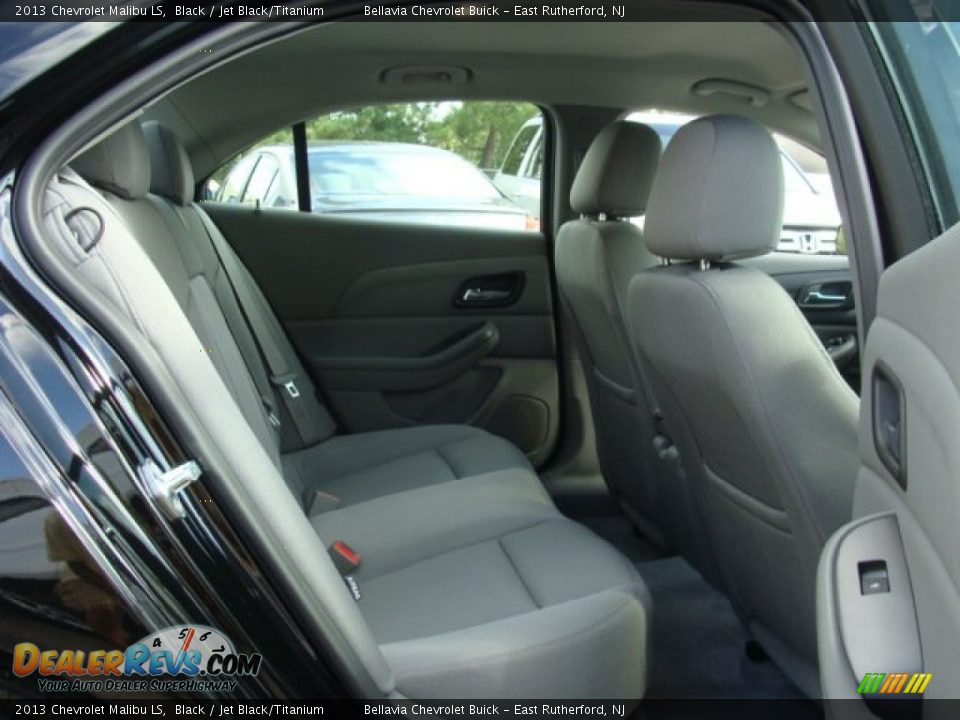 2013 Chevrolet Malibu LS Black / Jet Black/Titanium Photo #12