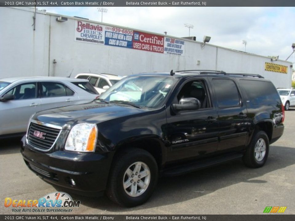 2013 GMC Yukon XL SLT 4x4 Carbon Black Metallic / Ebony Photo #1