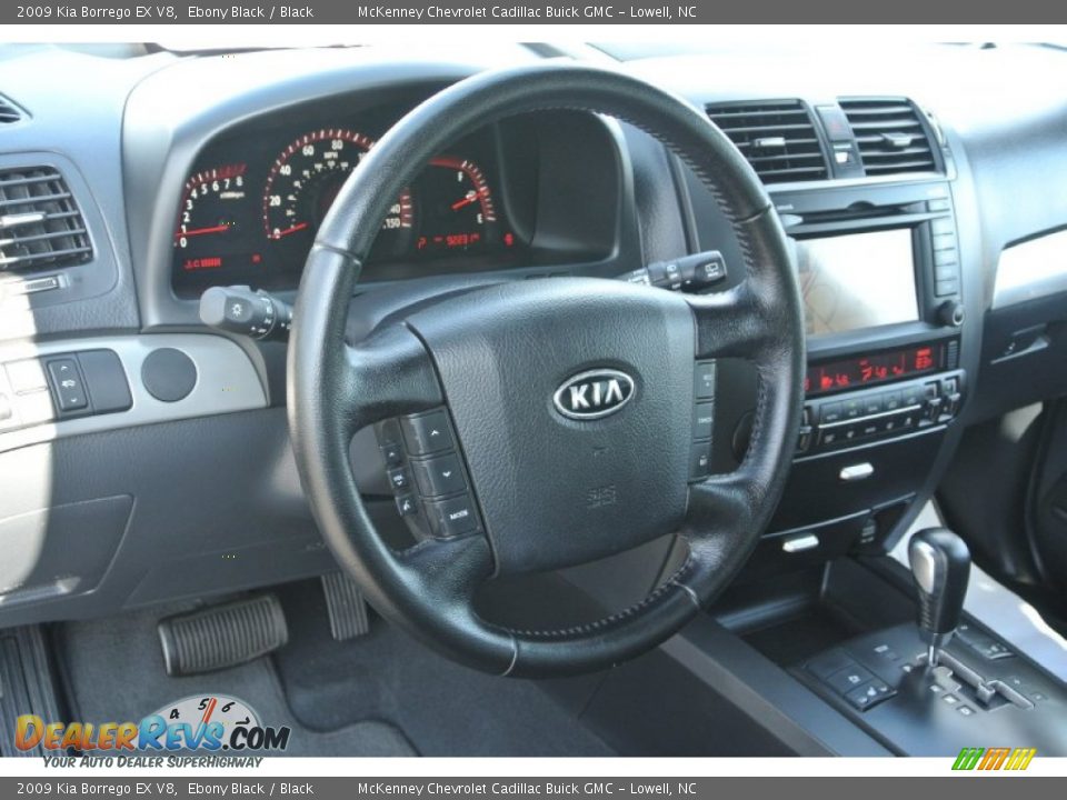 2009 Kia Borrego EX V8 Steering Wheel Photo #32