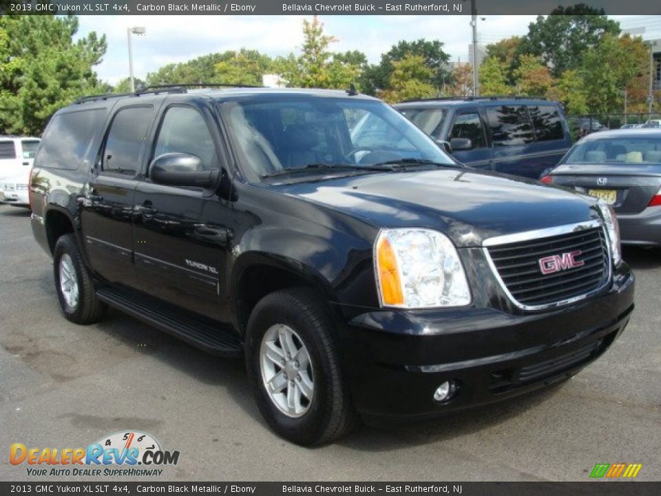 2013 GMC Yukon XL SLT 4x4 Carbon Black Metallic / Ebony Photo #3