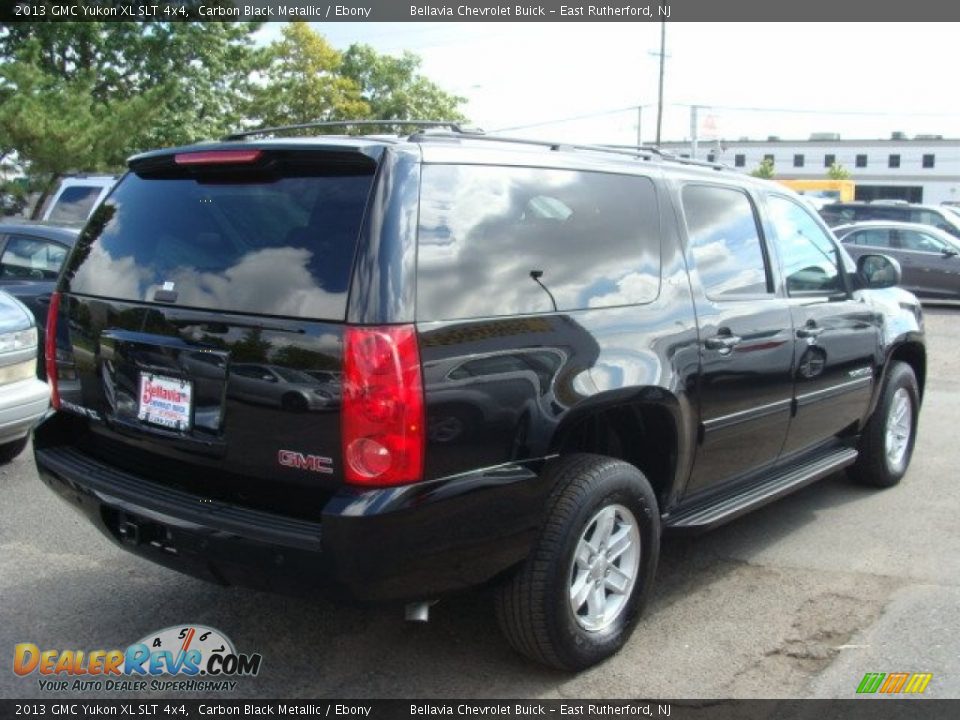 2013 GMC Yukon XL SLT 4x4 Carbon Black Metallic / Ebony Photo #4
