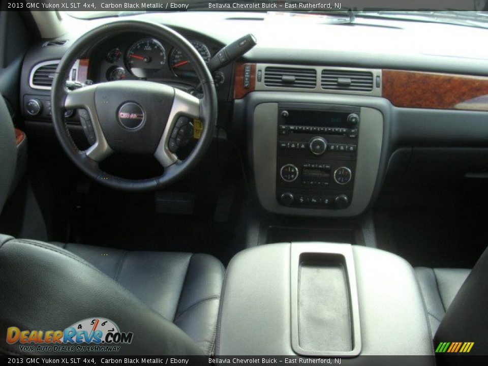 2013 GMC Yukon XL SLT 4x4 Carbon Black Metallic / Ebony Photo #9