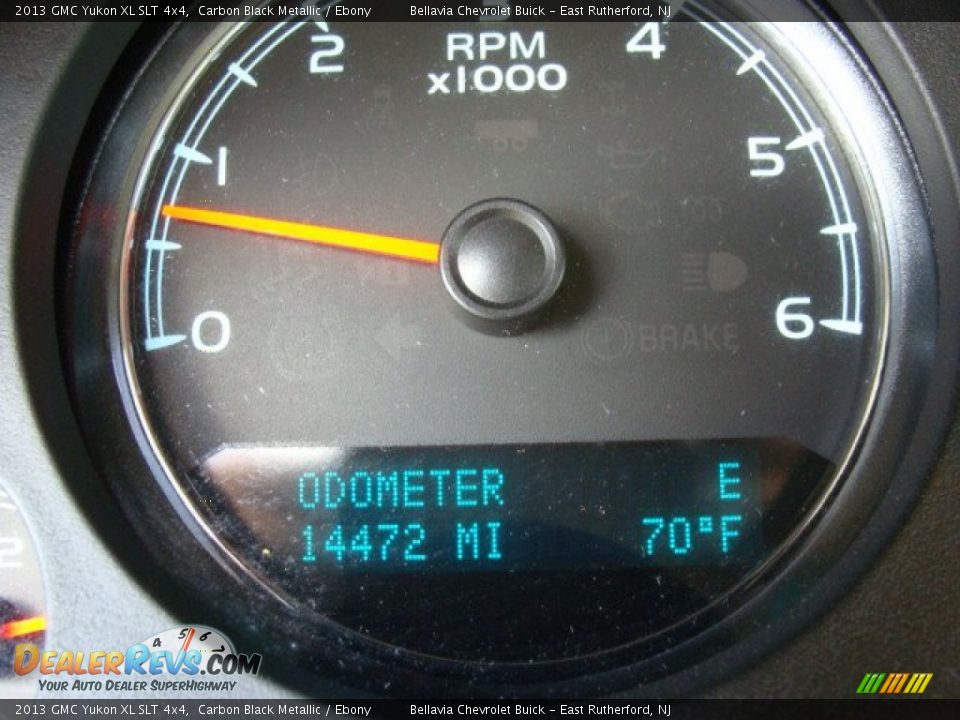 2013 GMC Yukon XL SLT 4x4 Carbon Black Metallic / Ebony Photo #10