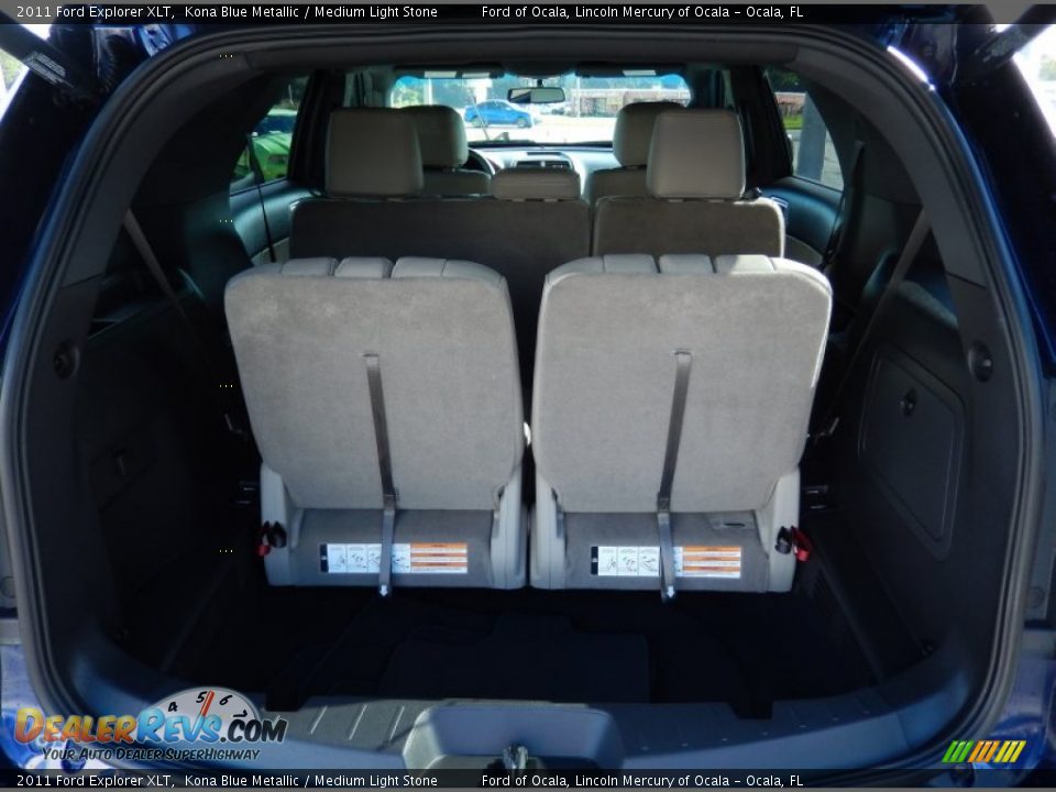 2011 Ford Explorer XLT Kona Blue Metallic / Medium Light Stone Photo #11