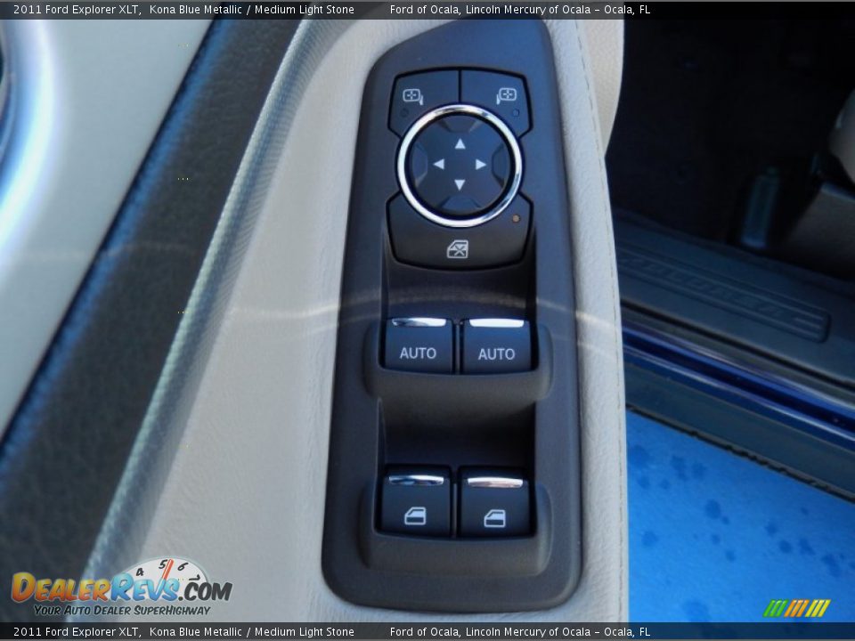 2011 Ford Explorer XLT Kona Blue Metallic / Medium Light Stone Photo #15