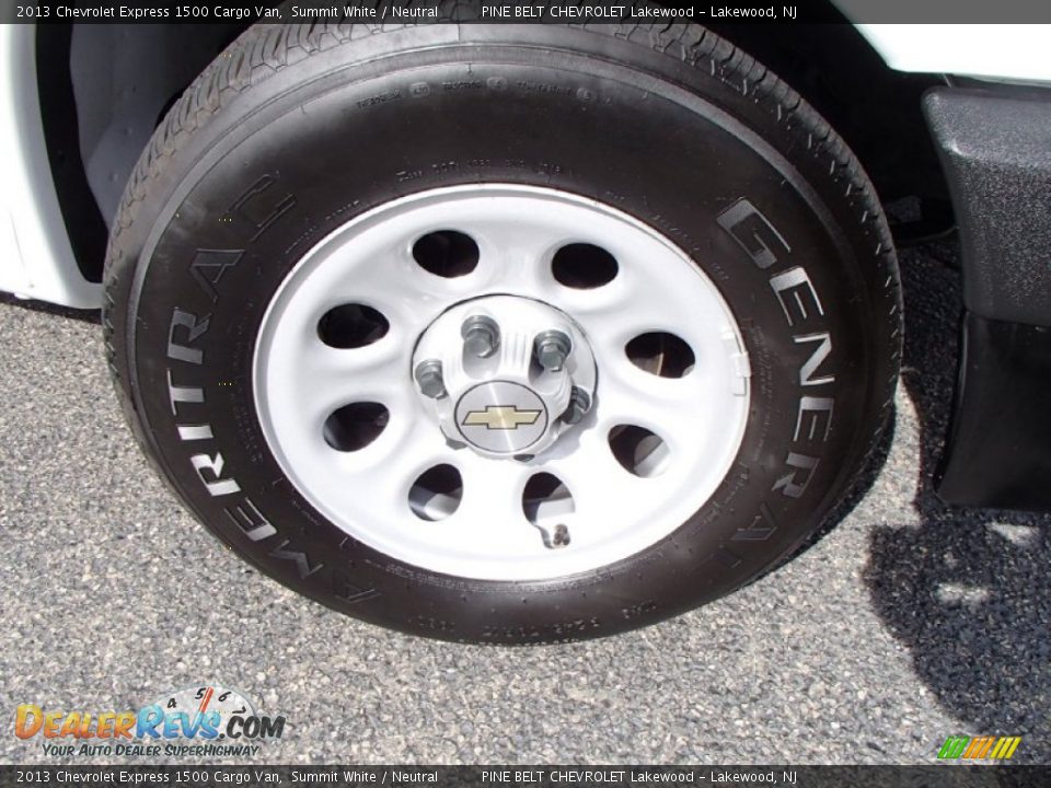 2013 Chevrolet Express 1500 Cargo Van Summit White / Neutral Photo #5