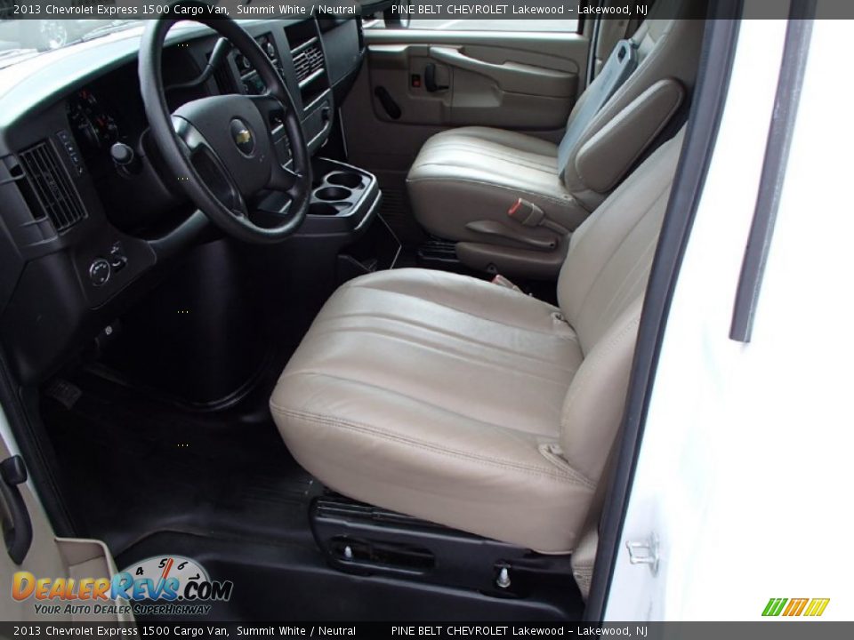 2013 Chevrolet Express 1500 Cargo Van Summit White / Neutral Photo #10