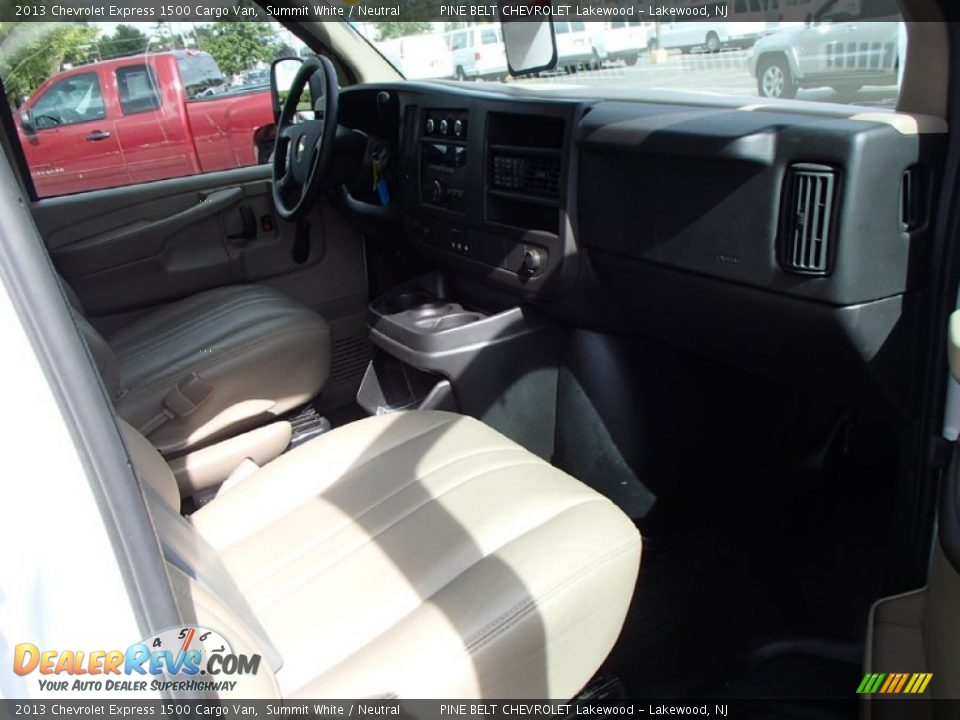 2013 Chevrolet Express 1500 Cargo Van Summit White / Neutral Photo #11
