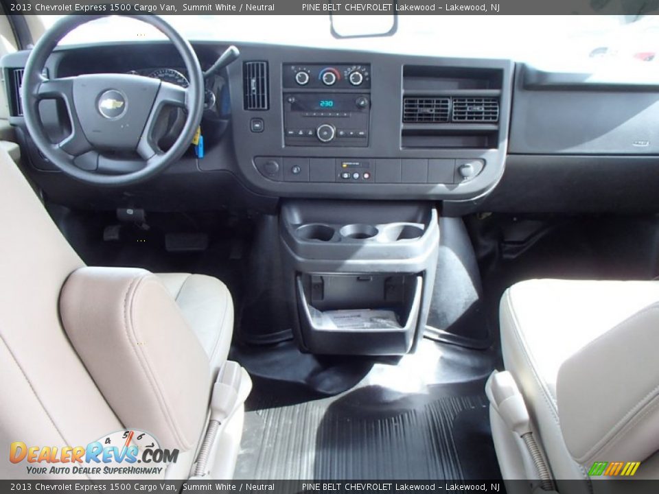 2013 Chevrolet Express 1500 Cargo Van Summit White / Neutral Photo #12