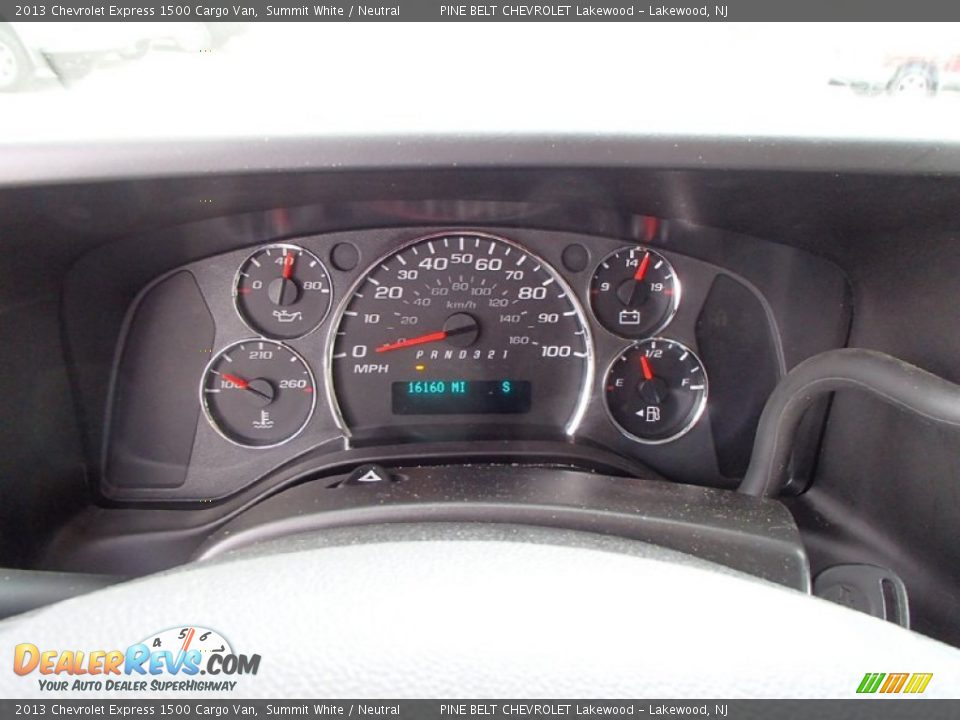 2013 Chevrolet Express 1500 Cargo Van Summit White / Neutral Photo #16