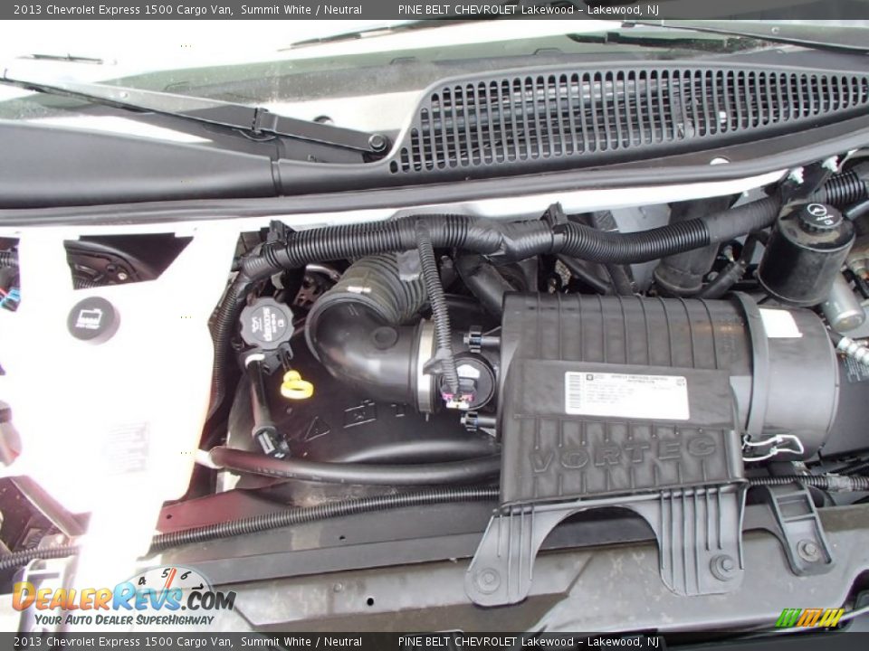 2013 Chevrolet Express 1500 Cargo Van Summit White / Neutral Photo #19