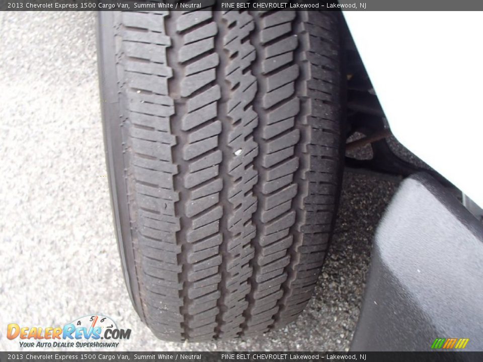 2013 Chevrolet Express 1500 Cargo Van Summit White / Neutral Photo #21