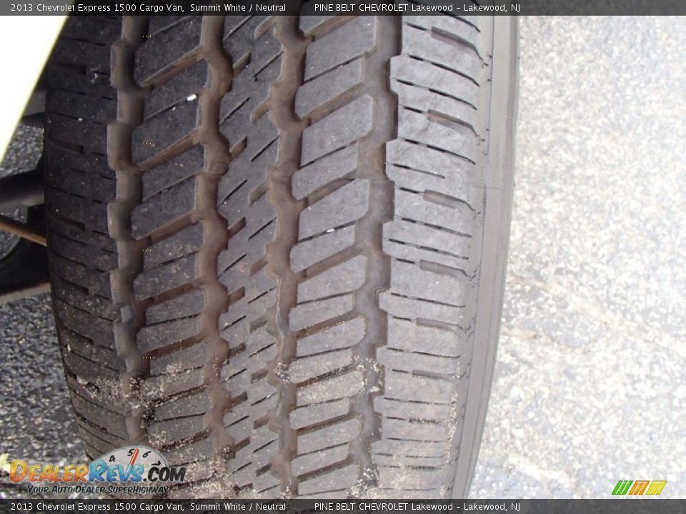 2013 Chevrolet Express 1500 Cargo Van Summit White / Neutral Photo #23