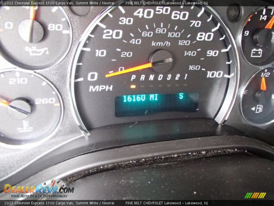 2013 Chevrolet Express 1500 Cargo Van Summit White / Neutral Photo #25