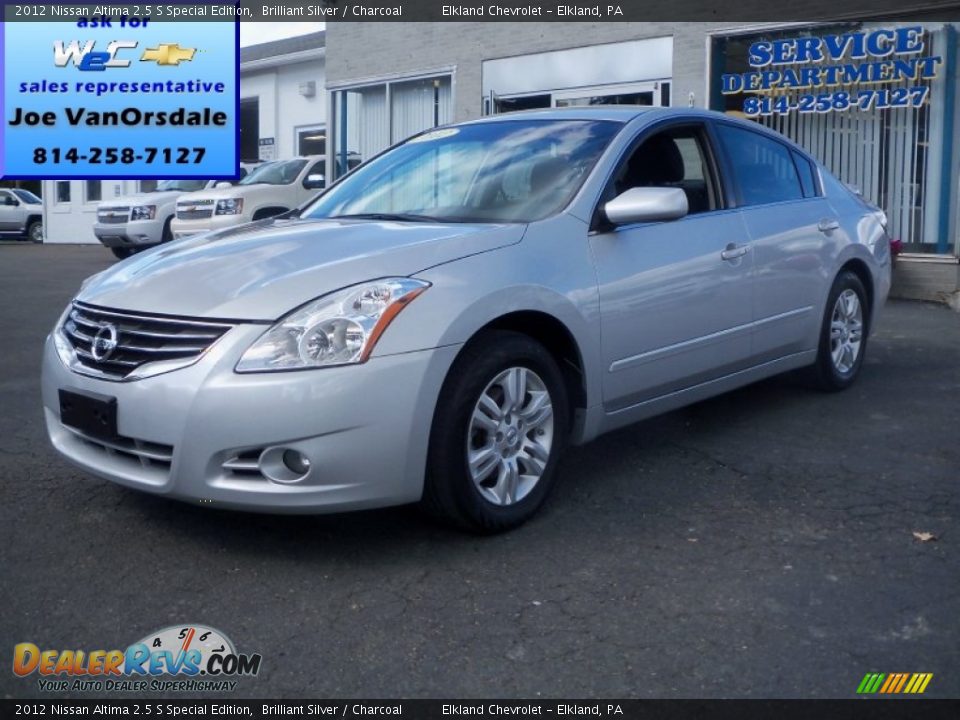 2012 Nissan Altima 2.5 S Special Edition Brilliant Silver / Charcoal Photo #1