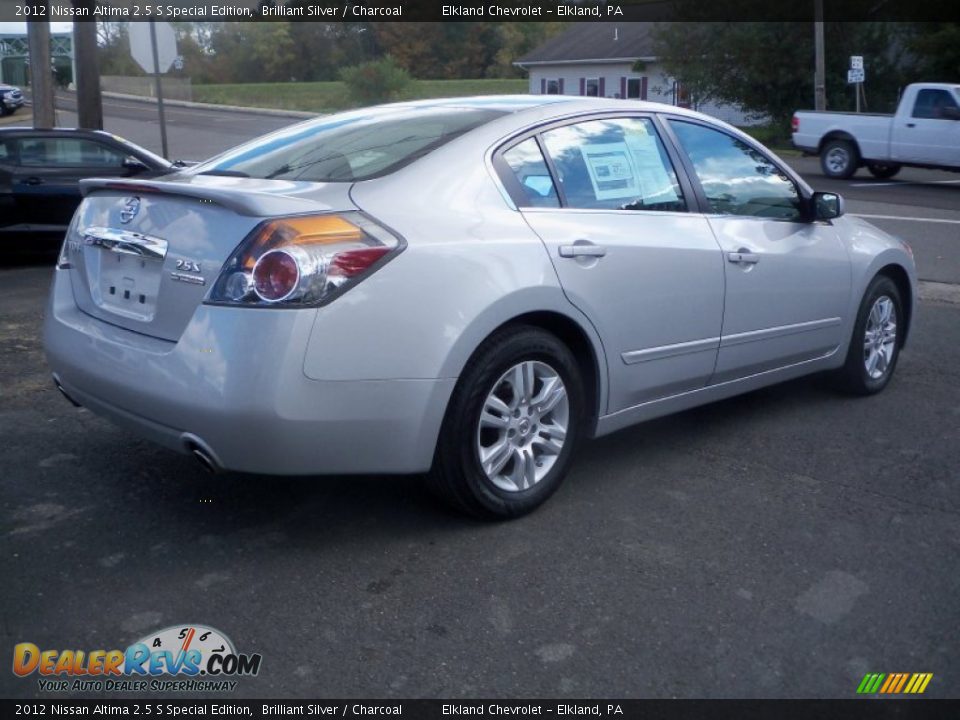 2012 Nissan Altima 2.5 S Special Edition Brilliant Silver / Charcoal Photo #5