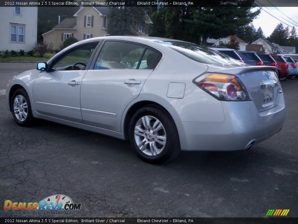 2012 Nissan Altima 2.5 S Special Edition Brilliant Silver / Charcoal Photo #7