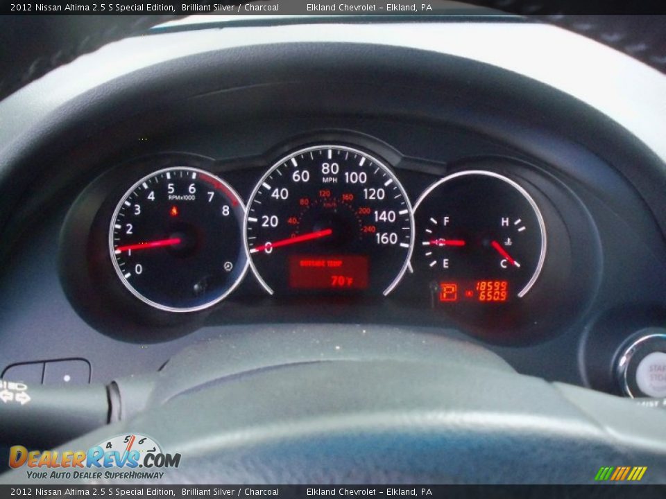 2012 Nissan Altima 2.5 S Special Edition Brilliant Silver / Charcoal Photo #27