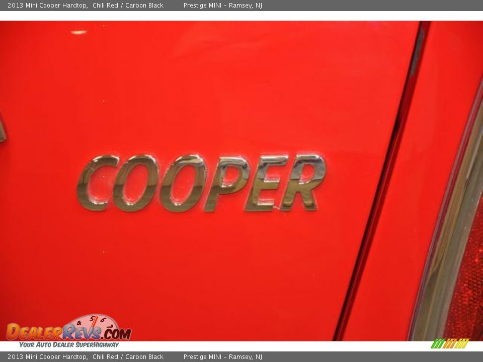 2013 Mini Cooper Hardtop Chili Red / Carbon Black Photo #14