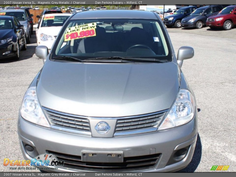2007 Nissan Versa SL Magnetic Grey Metallic / Charcoal Photo #2