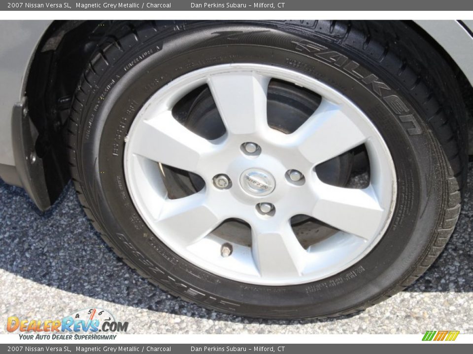 2007 Nissan Versa SL Magnetic Grey Metallic / Charcoal Photo #18