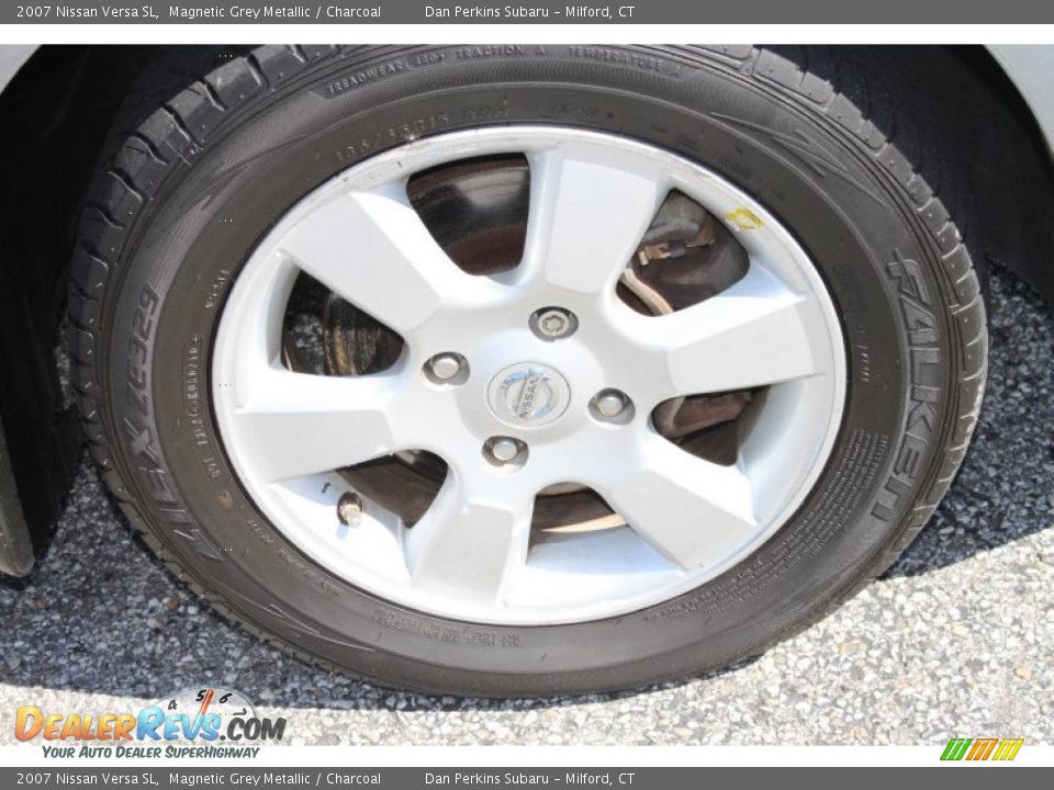 2007 Nissan Versa SL Magnetic Grey Metallic / Charcoal Photo #19
