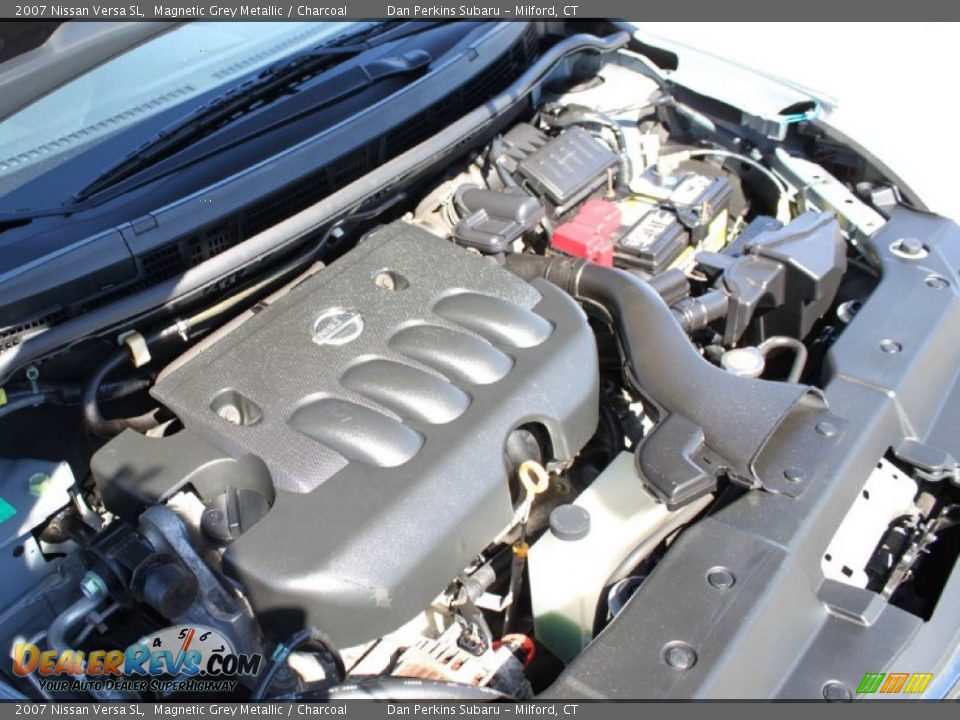 2007 Nissan Versa SL Magnetic Grey Metallic / Charcoal Photo #20