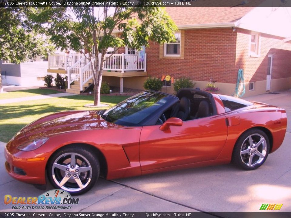 2005 Chevrolet Corvette Coupe Daytona Sunset Orange Metallic / Ebony Photo #1