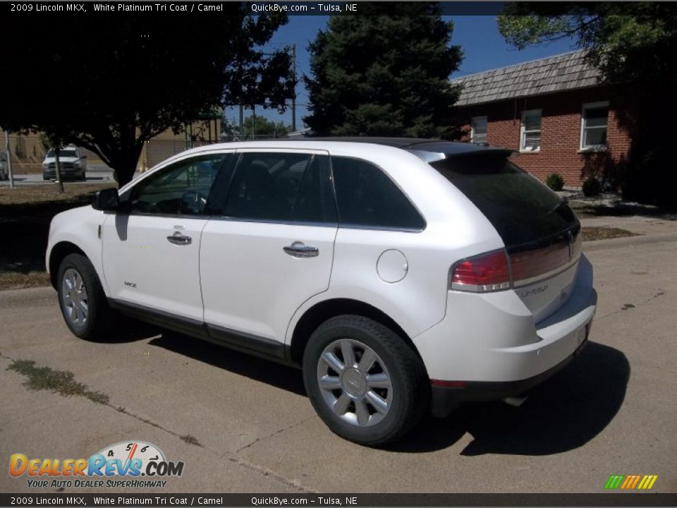 2009 Lincoln MKX White Platinum Tri Coat / Camel Photo #1