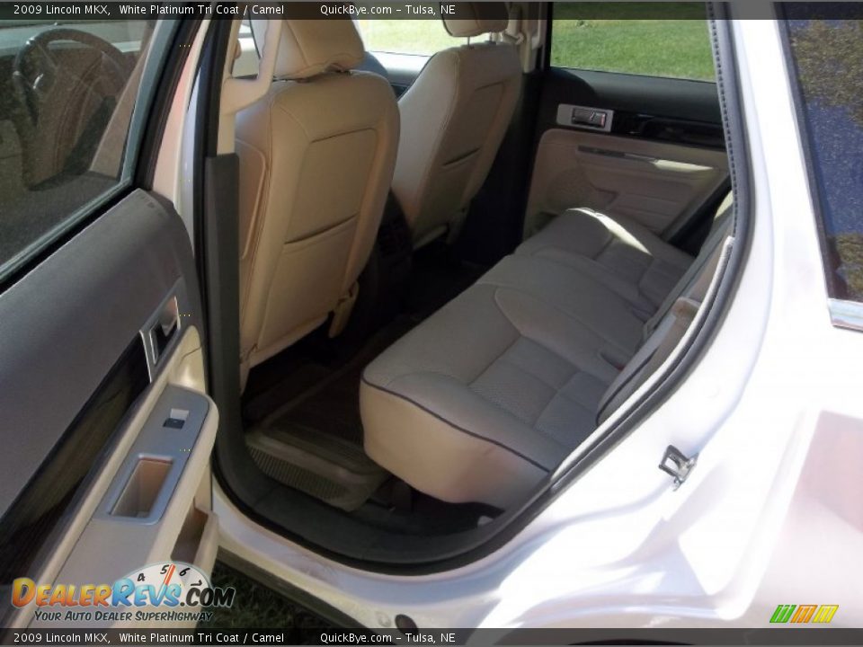 2009 Lincoln MKX White Platinum Tri Coat / Camel Photo #8