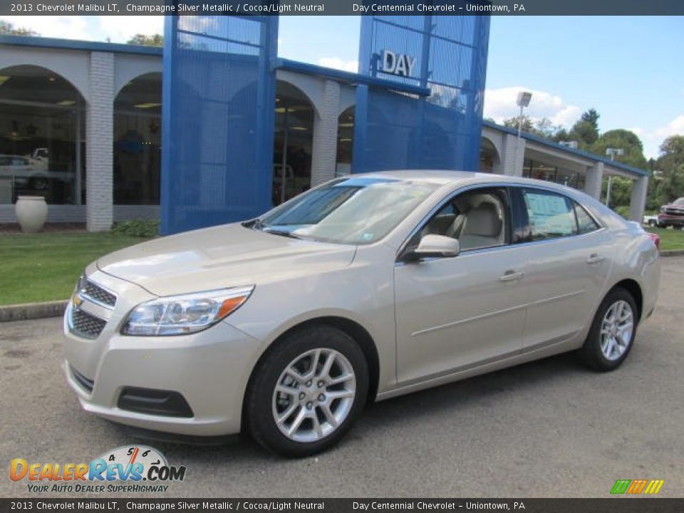 2013 Chevrolet Malibu LT Champagne Silver Metallic / Cocoa/Light Neutral Photo #1