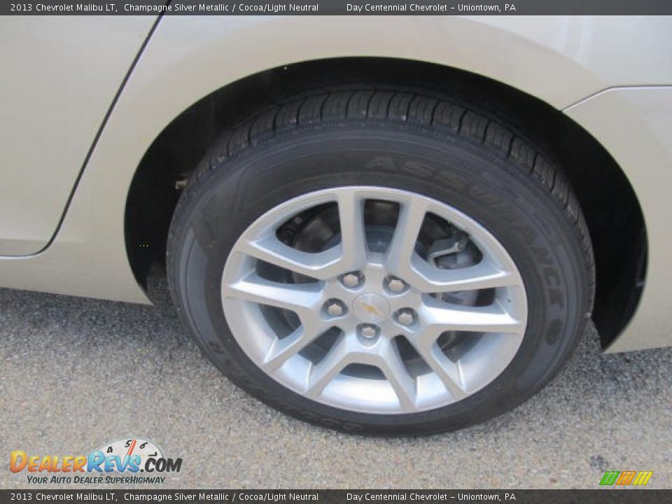 2013 Chevrolet Malibu LT Champagne Silver Metallic / Cocoa/Light Neutral Photo #3
