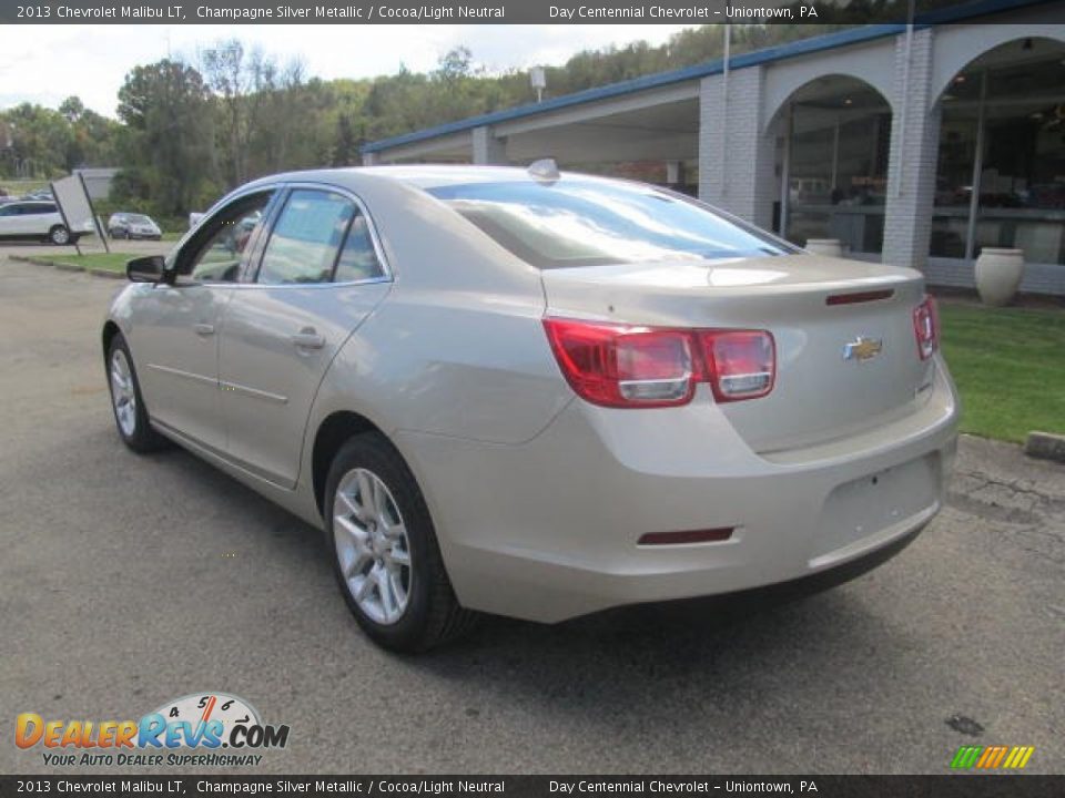 2013 Chevrolet Malibu LT Champagne Silver Metallic / Cocoa/Light Neutral Photo #4