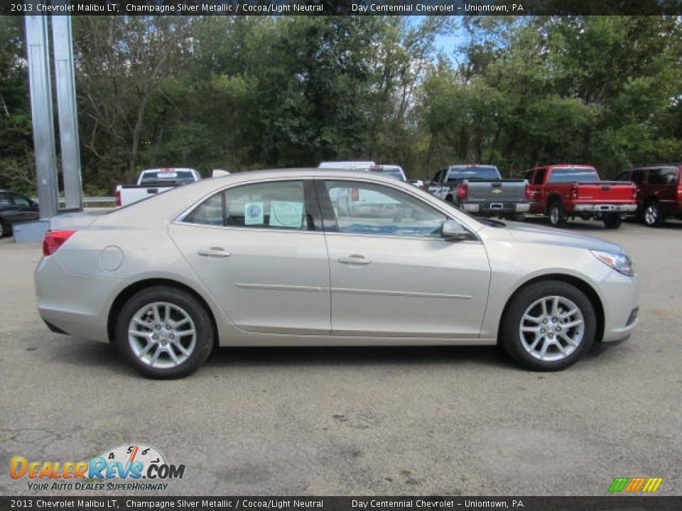 2013 Chevrolet Malibu LT Champagne Silver Metallic / Cocoa/Light Neutral Photo #7