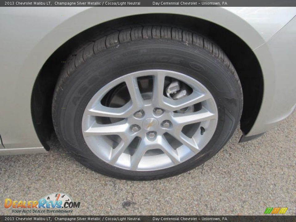 2013 Chevrolet Malibu LT Champagne Silver Metallic / Cocoa/Light Neutral Photo #8